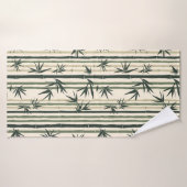 Chikurin Zen (Bamboo Grove) バスタオル (バスタオル)