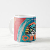 chil out cat mugs コーヒーマグカップ (正面左)