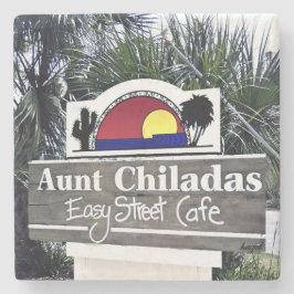 Chilada'sのHilton Head Islandのコースター叔母さん ストーンコースター