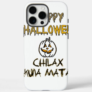 Chilaxと不気味おもしろい:ハッピーハローウィン収集 iPhone 16 Pro Maxケース