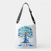 Child Abuse Awareness Tote Bag クロスボディバッグ (正面)