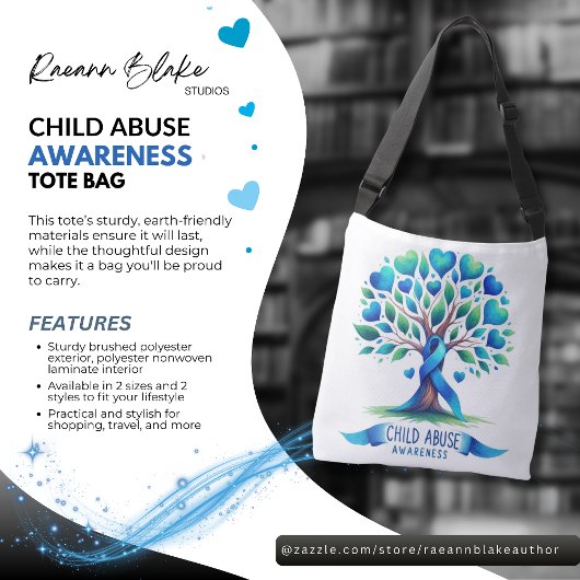 Child Abuse Awareness Tote Bag クロスボディバッグ
