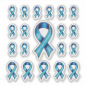 Child Abuse Prevention Month 2026 Blue Ribbon シール (正面)
