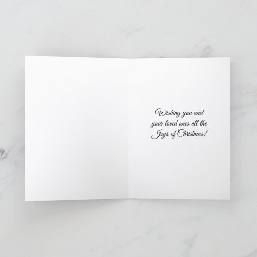 Child and Christmas Star  カード (内部)