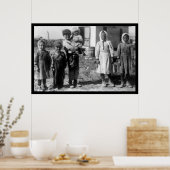 Child Beet Farm Workers 優れた Near, CO 1915 ポスター (キッチン)