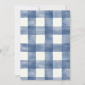 Child Birthday Invitation with Hedgehog 招待状 (裏面)