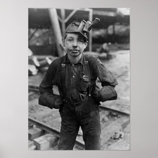 Child Coal Miner – ウェストバージニア – 1908 ポスター (正面)