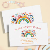 Child Daycare Rainbow Childcare Center Service 名刺