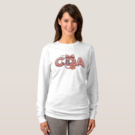 Child Development Associate -CDA- Christmas Tシャツ (正面フル)