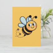 Child-Friendly Bee Mascot with Dotted Trail シーズンカード (スタンド正面)