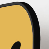 Child-Friendly Bee Mascot with Dotted Trail ピックルボールラケット (左詳細)