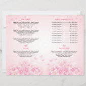 Child Funeral Program Template | Editable Memorial (裏面)