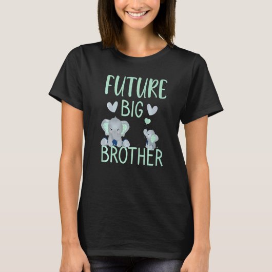 Child future big brother pregnancy announcement 20 tシャツ (正面)
