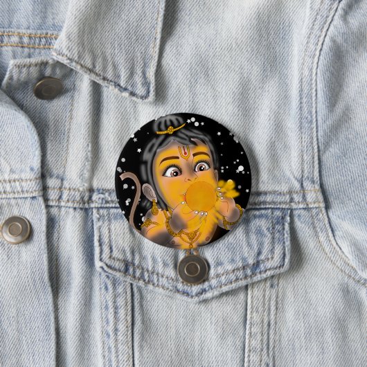 Child Hanuman Button 缶バッジ (インサイチュ)