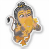 Child Hanuman Stickers シール (正面)