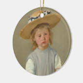 Child in a Straw Hat | Mary Cassatt セラミックオーナメント (左)