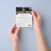 Child in Hat, Babysitter, Daycare, Nursery Advert チラシ (手)