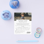 Child in Hat, Babysitter, Daycare, Nursery Advert チラシ (シングル)