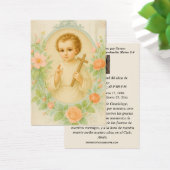 Child Jesus Guadalupe Spanish Funeral Prayer (デスク)