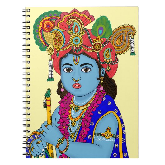 Child Krishna Stationery ノートブック (正面)
