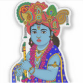 Child Krishna Sticker シール (正面)
