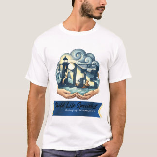 Child Life Specialist Guiding Light Healing Hearts Tシャツ