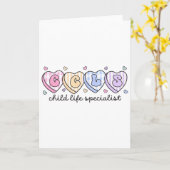 Child Life Valentine's Day Ccls Cls Child Life The カード (黄色い花)