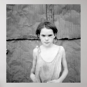 Child living in Oklahoma City shacktown - 1936 ポスター