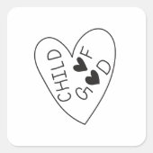 Child of God スクエアシール (正面)