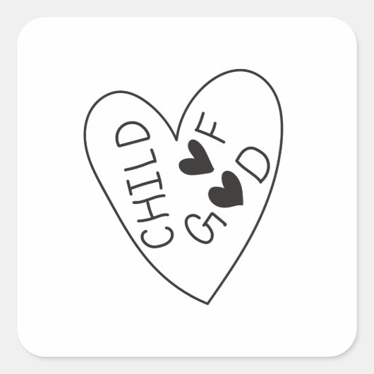 Child of God スクエアシール (正面)