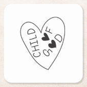 Child of God スクエアペーパーコースター (正面)