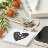 Child of God Black Heart キーホルダー (正面右)