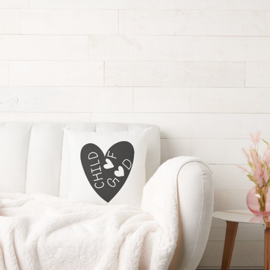 Child of God Black Heart クッション (ソファ)