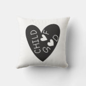 Child of God Black Heart クッション (裏面)