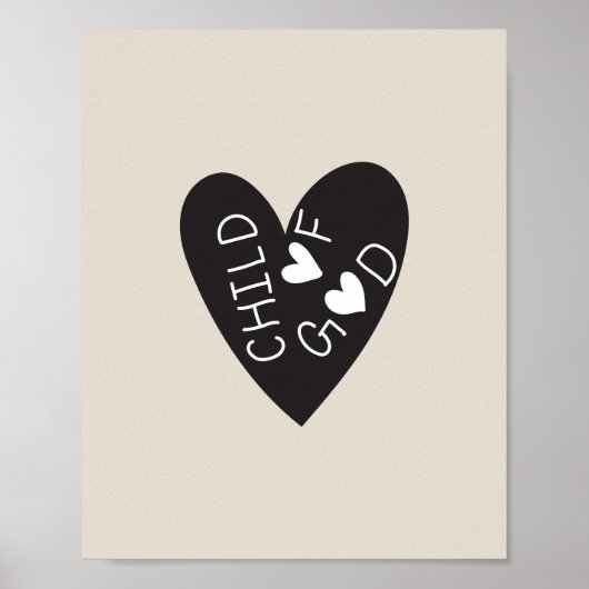 Child of God Black Heart ポスター (正面)