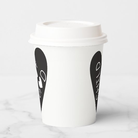 Child of God Black Heart 紙コップ (左)