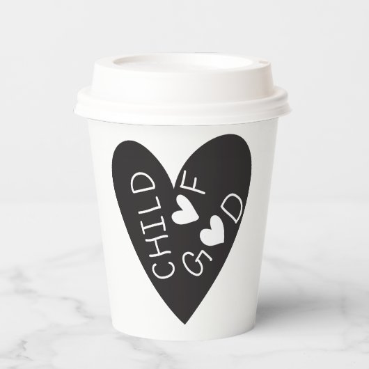 Child of God Black Heart 紙コップ (正面)