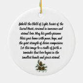 “Child of the Sacred Flame” Ornament セラミックオーナメント (裏面)