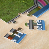 Child or Family Photo with Name ジグソーパズル (側面)