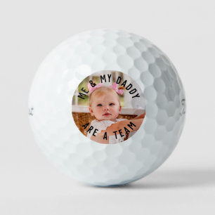 Child Photo Me & My Daddy Titleist Pro V1 ゴルフボール