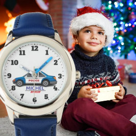 Child police surveillance add name  腕時計