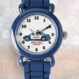 Child police surveillance add name  腕時計