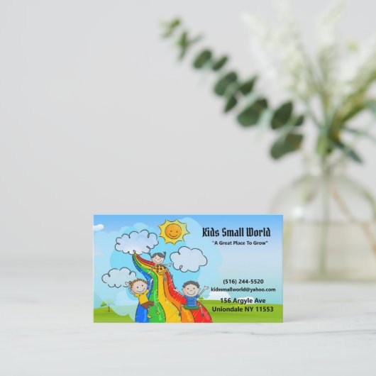 CHILDCARE 名刺 (スタンド正面)