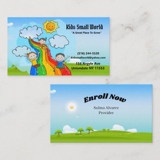 CHILDCARE 名刺 (正面/裏面)