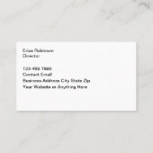 Childcare Center Theme Business Cards  名刺 (裏面)