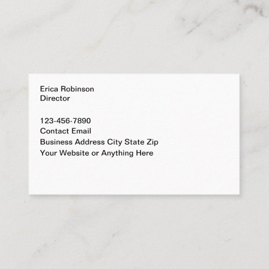 Childcare Center Theme Business Cards 名刺 (裏面)