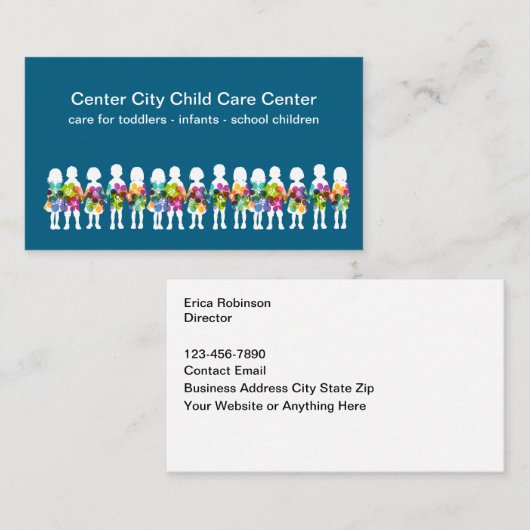 Childcare Center Theme Business Cards  名刺 (正面/裏面)