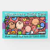 Childcare.Daycare.Pre-School.Customizable 横断幕 (横)