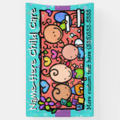 Childcare.Daycare.Pre-School.Customizable 横断幕 (縦)