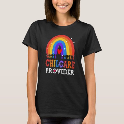 Childcare Provider Director Daycare Crew School Te Tシャツ (正面)